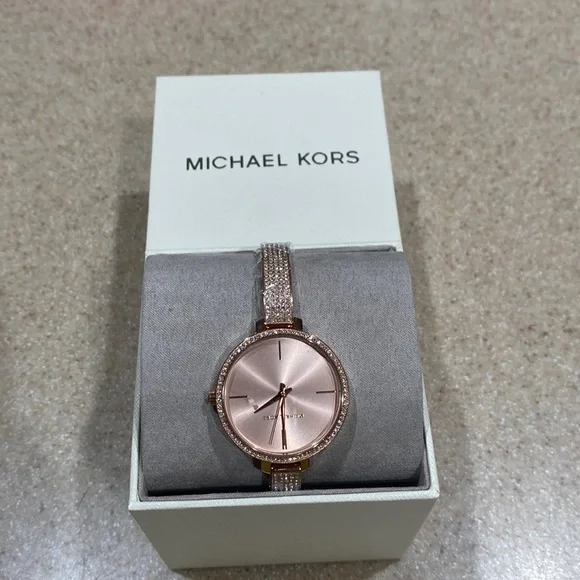 Michael Kors Jaryn Pave Bangle Watch 36mm